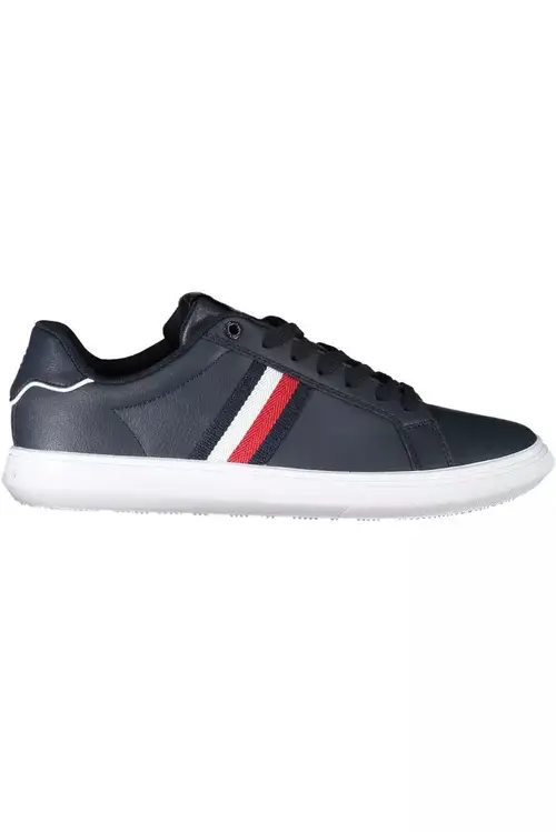 Tommy Hilfiger Blue Leather Herre Sneakers