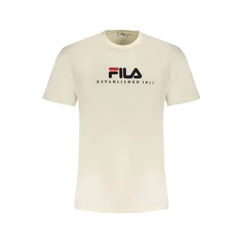 Fila Beige Cotton Herre T-Shirt