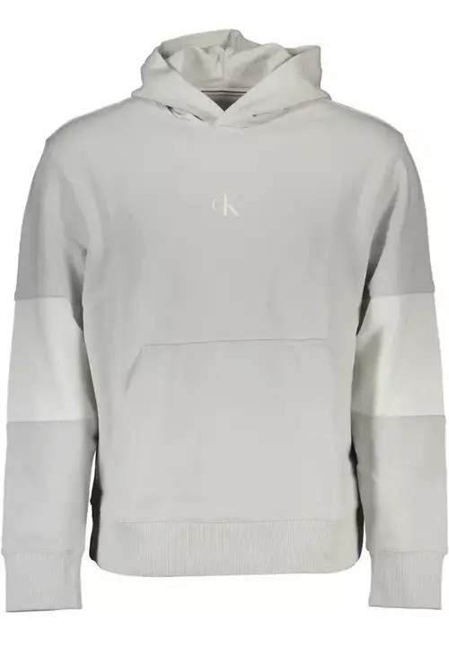 Calvin Klein Gray Cotton Herre Sweater