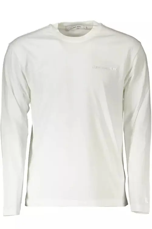 Calvin Klein White Cotton Herre T-Shirt