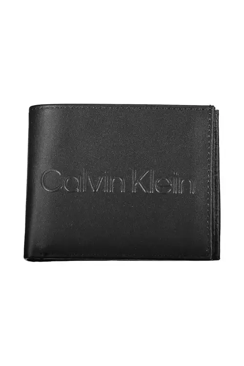 Calvin Klein Black Polyethylene Herre Wallet