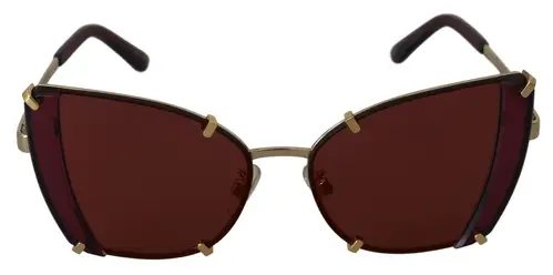 Dolce & Gabbana Elegant Cat's Eye Dame Solbriller