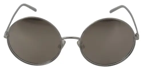 Dolce & Gabbana Chic Silver Grey Lens Solbriller for Dame