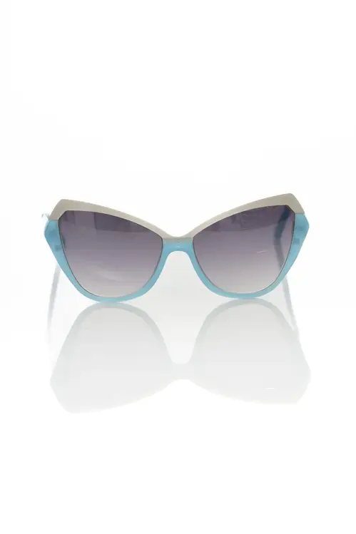 Frankie Morello Light Blue Acetate Dame Solbriller