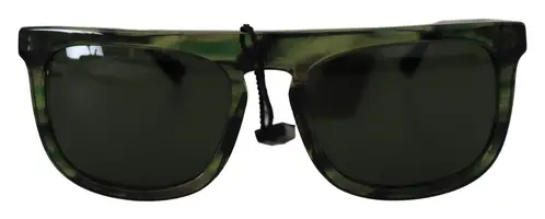 Dolce & Gabbana Chic Green Acetate Dame Solbriller