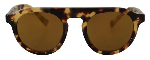 Dolce & Gabbana Chic Tortoiseshell Acetate Solbriller