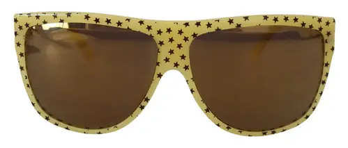 Dolce & Gabbana Stellar Chic Square Solbriller in Yellow