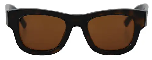 Dolce & Gabbana Chic Brown Acetate Solbriller