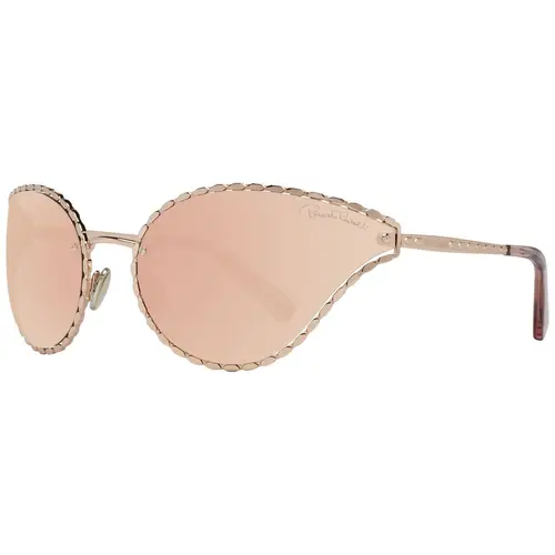 Roberto Cavalli Rose Gold Oval Mirrored Solbriller