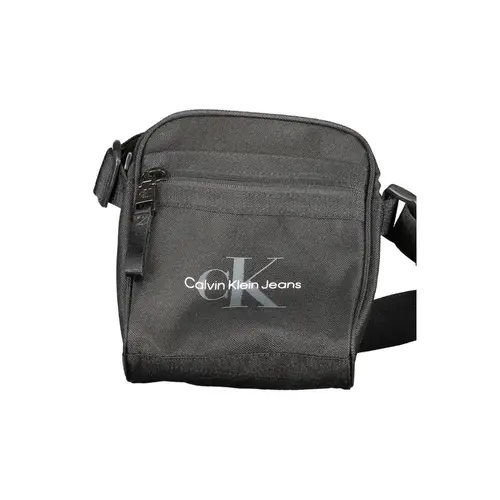 Calvin Klein Black Polyester Herre Shoulder Bag