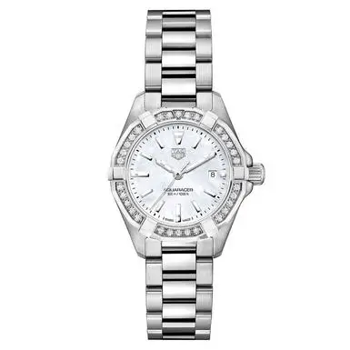 TAG Heuer Aquaracer Watch Quartz Ladies White