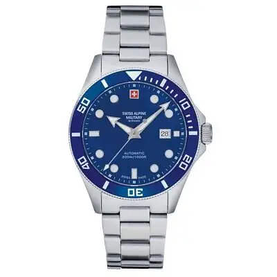 Swiss Alpine Milietary Diver Automatic Blue