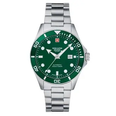 Swiss Alpine Milietary Diver Automatic Green