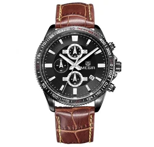 MEGIR Tachymeter Black