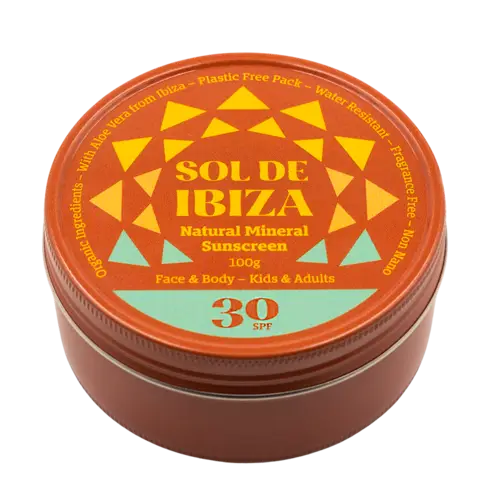 Sol De Ibiza Face & Body Plastic Free Tin SPF30 (100 g)