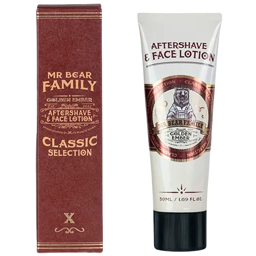 Mr Bear Family Aftershave & Face Lotion Golden Ember (75 ml)