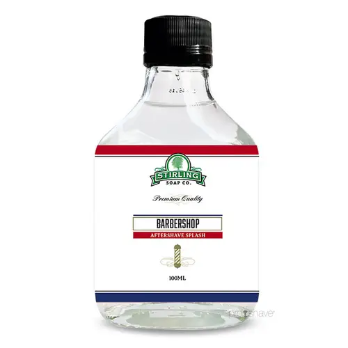 Stirling Soap Co. Aftershave Splash, Barber Shop, 100 ml.