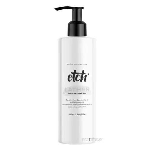 Etch Foaming Shave gel, Lather, 250 ml.