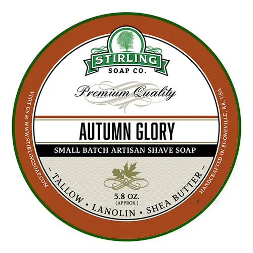 Stirling Soap Co. Barbersæbe, Autumn Glory, 170 ml.