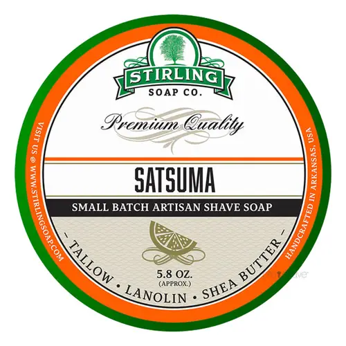 Stirling Soap Co. Barbersæbe, Satsuma, 170 ml.