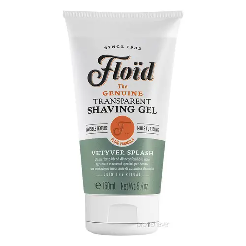 FloÃ¯d Transparent Shaving Gel, Vetyver Splash, 150 ml.