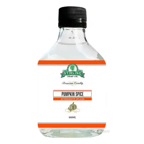 Stirling Soap Co. Aftershave Splash, Pumpkin Spice, 100 ml.