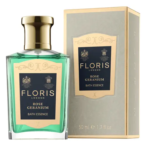 Floris Rose Geranium Bath Essence, 50 ml.