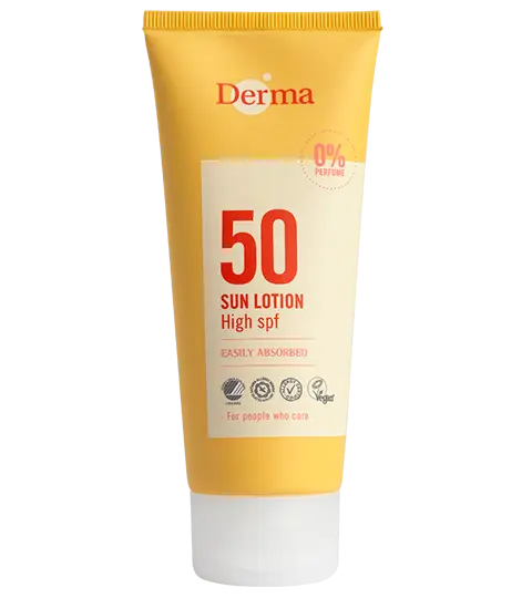 Derma Sollotion SPF50 (100 ml) - Vandfast solcreme