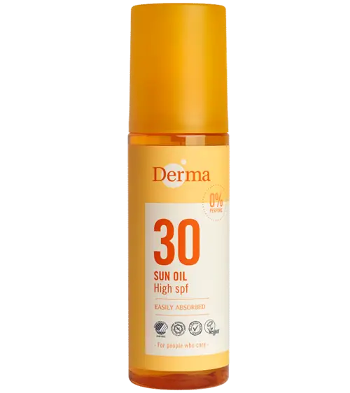 Derma Sololie SPF30 (150 ml) - Vandfast solcreme