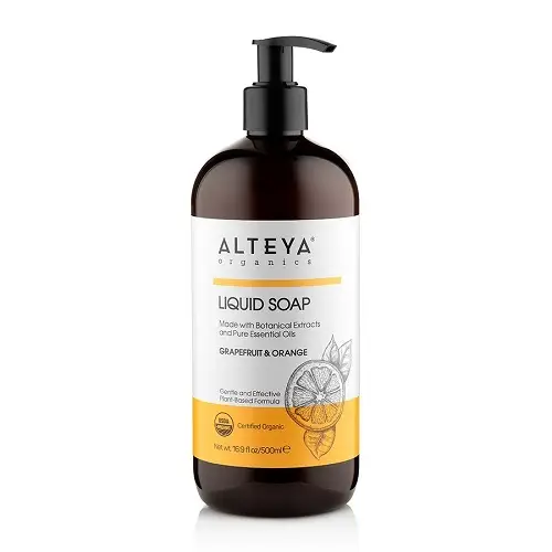 Alteya Organics - Økologisk Flydende Sæbe - Grapefruit & Orange 500ml