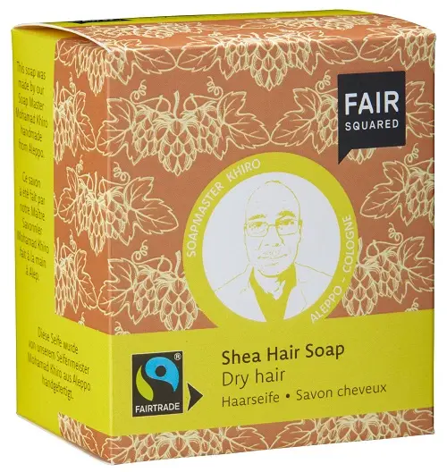 FAIR SQUARED - Økologisk Shea Shampoobar til Tørt Hår