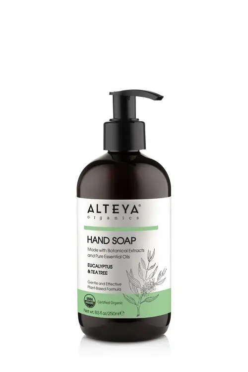 Alteya Organics - Økologisk Flydende Håndsæbe - Eucalyptus & Tea Tree 250ml