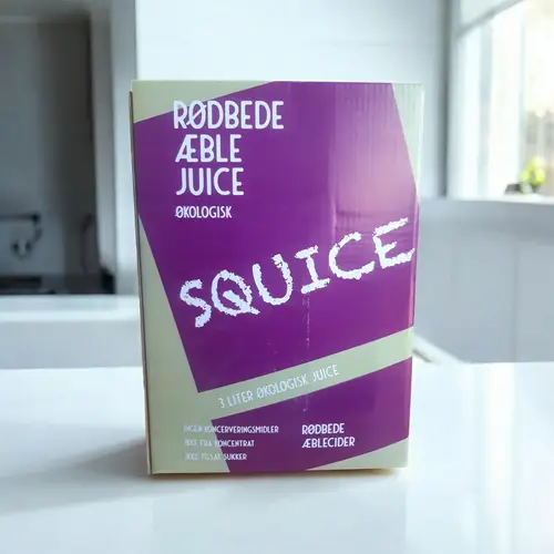 SQUICE - Økologisk Rødbede Æble juice - Koldpresset