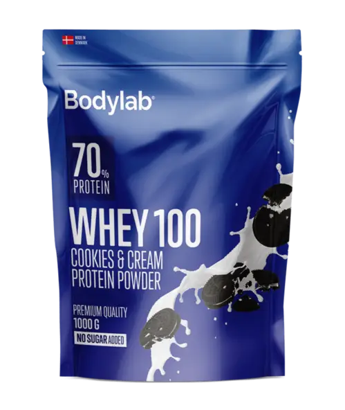 Bodylab Whey 100 Cookies & Cream, 1kg.