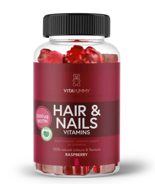 VitaYummy Hair & Nails Vitaminer, 60stk.