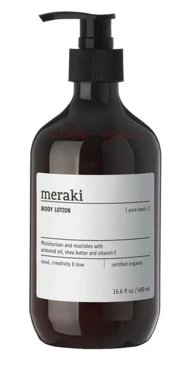 Meraki Body Lotion, Pure Basic, 490ml.