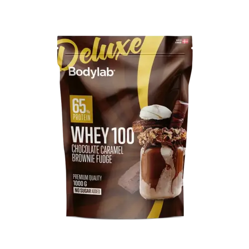 Bodylab Whey 100 Deluxe chocolate caramel brownie fudge, 1kg