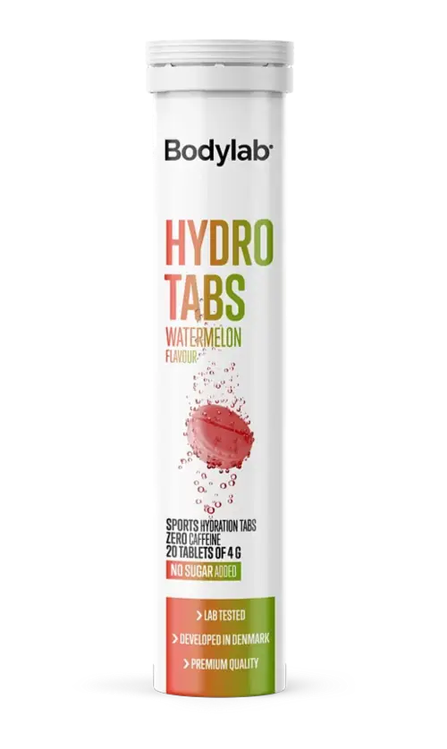 Bodylab Hydro Tabs (1x20 stk) Watermelon (koffeinfri)