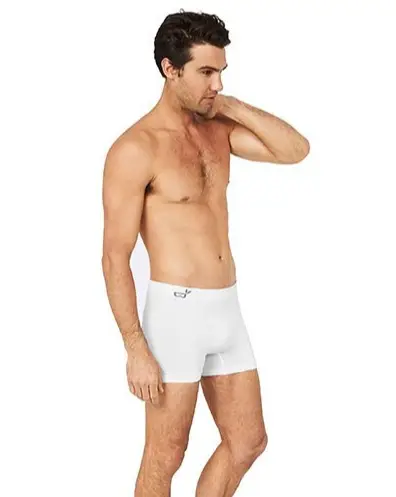 Boody Men´s Boxer Hvid str. L