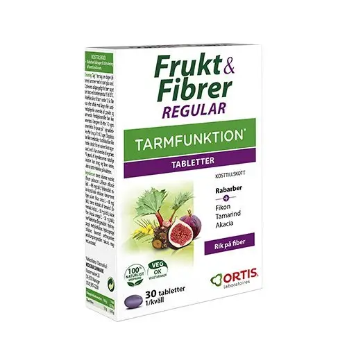 Ortis Frugt & Fibre tabletter, 30tab.