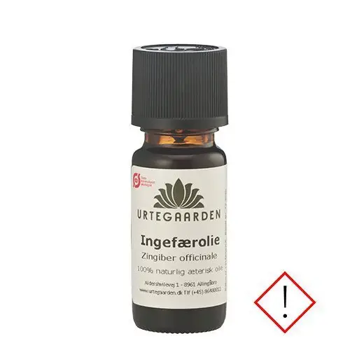 Urtegaarden Ingefærolie Ø, 10ml.