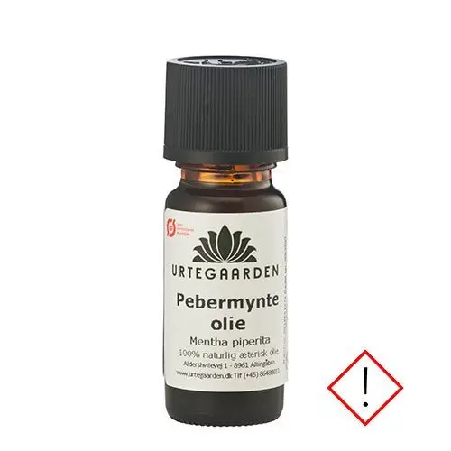 Urtegaarden Pebermynteolie Ø, 10ml.