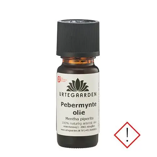 Urtegaarden Pebermynteolie Ø, 30ml.