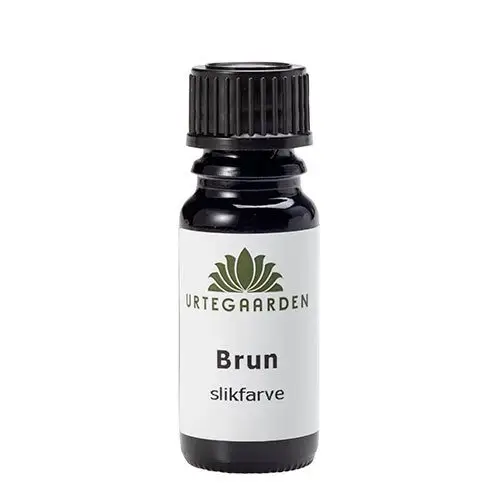 Urtegaarden Brun slikfarve, 10ml.