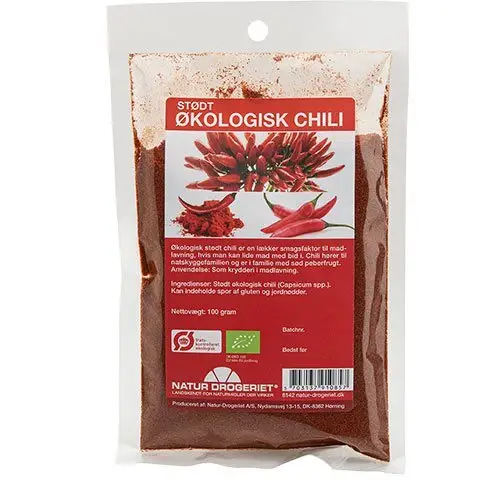 Natur-Drogeriet Chili stødt Ø, 100g