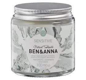 Ben & Anna Toothpaste Sensitive - Fluoride Free, 100ml.