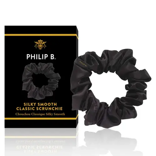 Philip B Classic Black Scrunchie