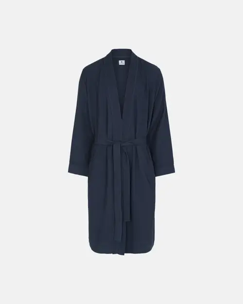 Bambus, Badekåbe &quot;Waffle&quot;, Navy