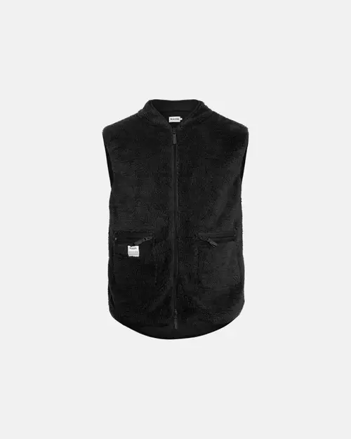 Recycled polyester, Fleece Vest, Sort