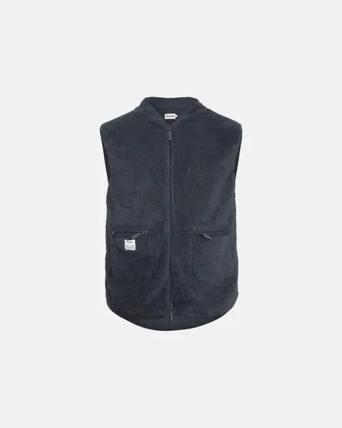 Recycled polyester, Fleece Vest, Navy